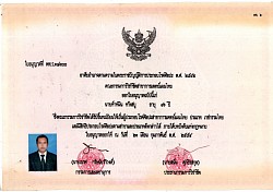 Practitioner of Thai Traditional Medicine, specializing in Thai Medicine (Medical Practice)