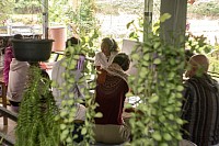 Waree with her group in Pai
